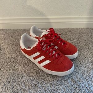 Adidas Red Gazelles